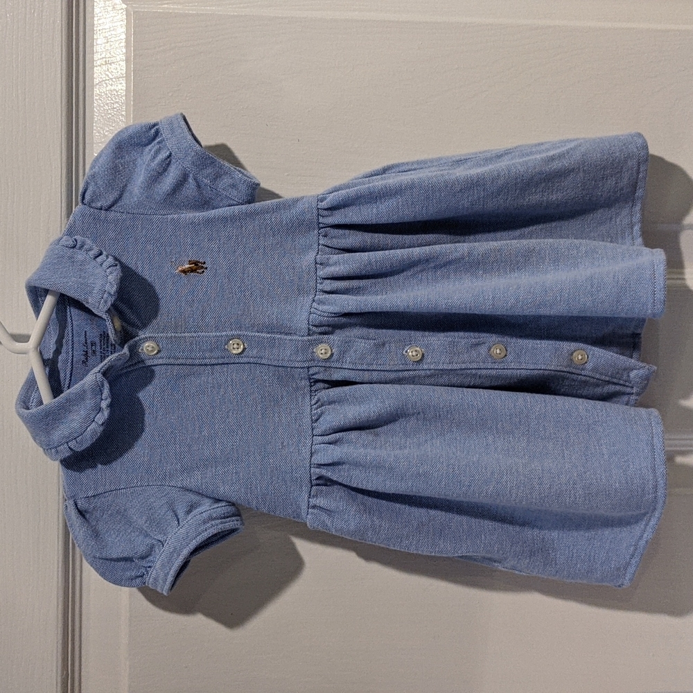 RESERVED - Ralph Lauren Dress Bloomers Set Polo Button Down Shirtdress 6m